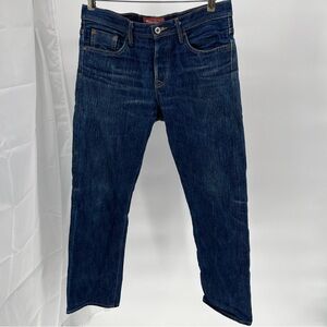 Stronghold Men’s Selvedge Button Fly Jeans 31x30 USA Made Straight Fit Denim